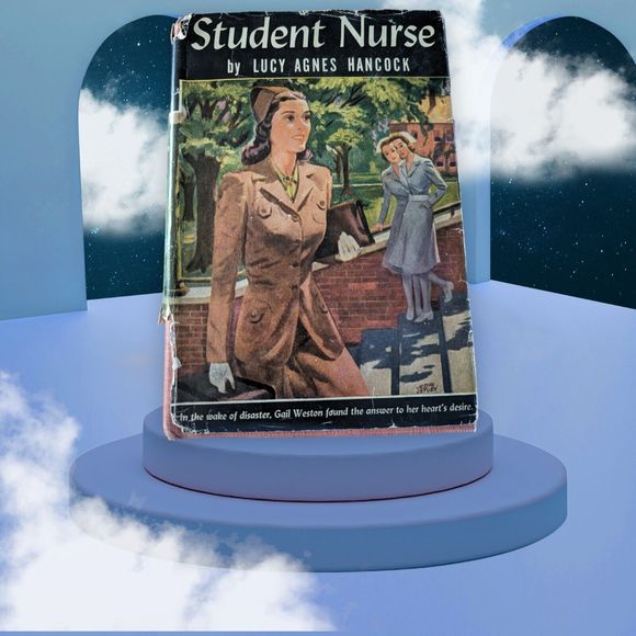 Student Nurse Lucy Agnes Hancock 1945 Hardcover Rare Vintage Dust Jacket Triangl - Picture 1 of 5